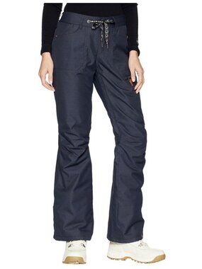 Roxy Women's Navy Blue Rifter Snow Pants dryflight 10K snowboard pants Size XL